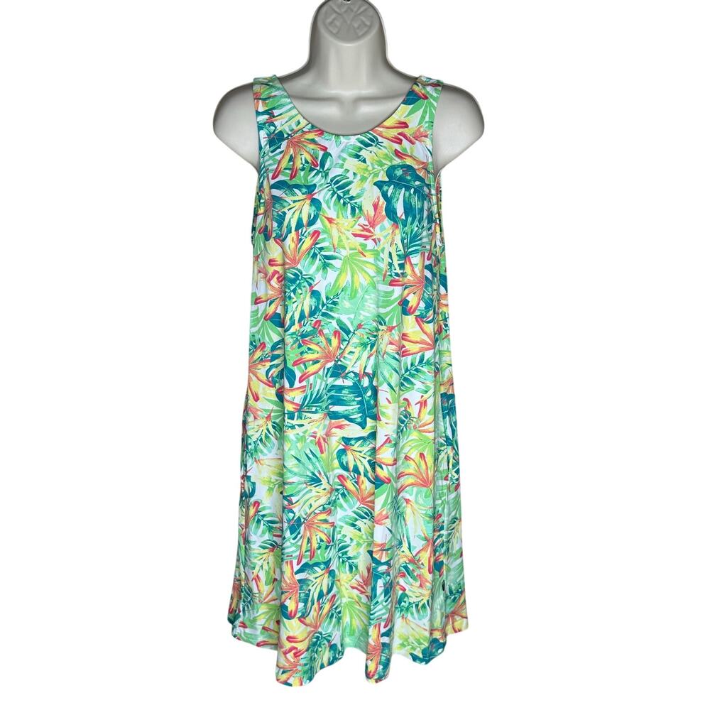 Banana Boat UPF 50 Antibes Sleeveless Swing Dress M NWT